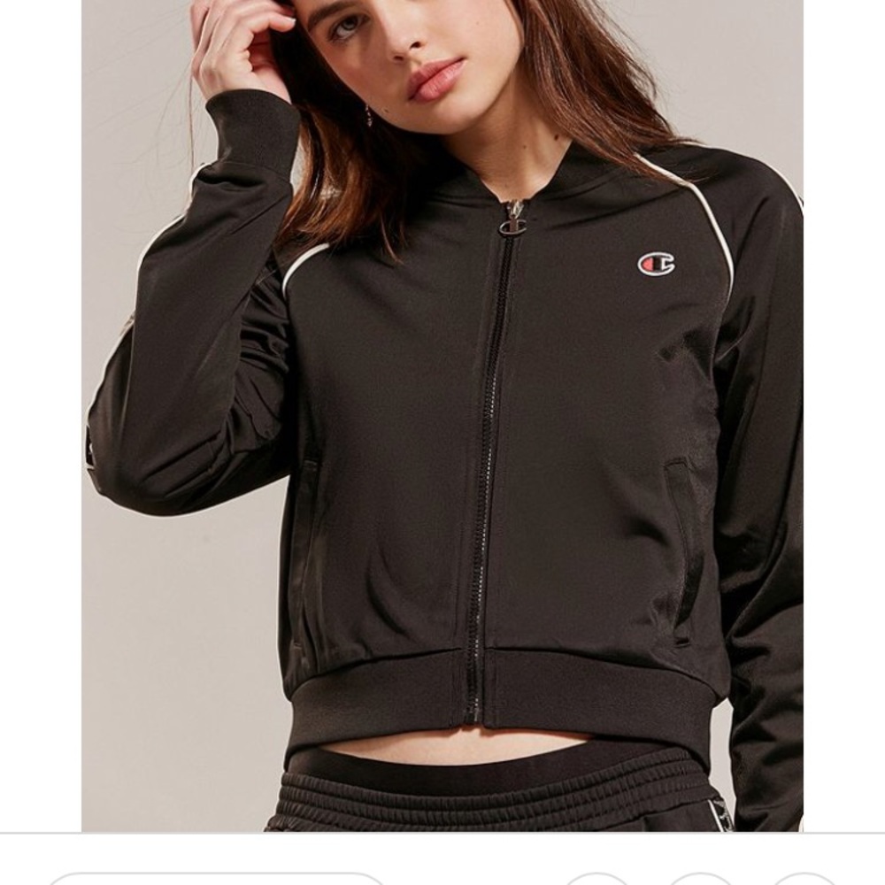 Champion track sweater